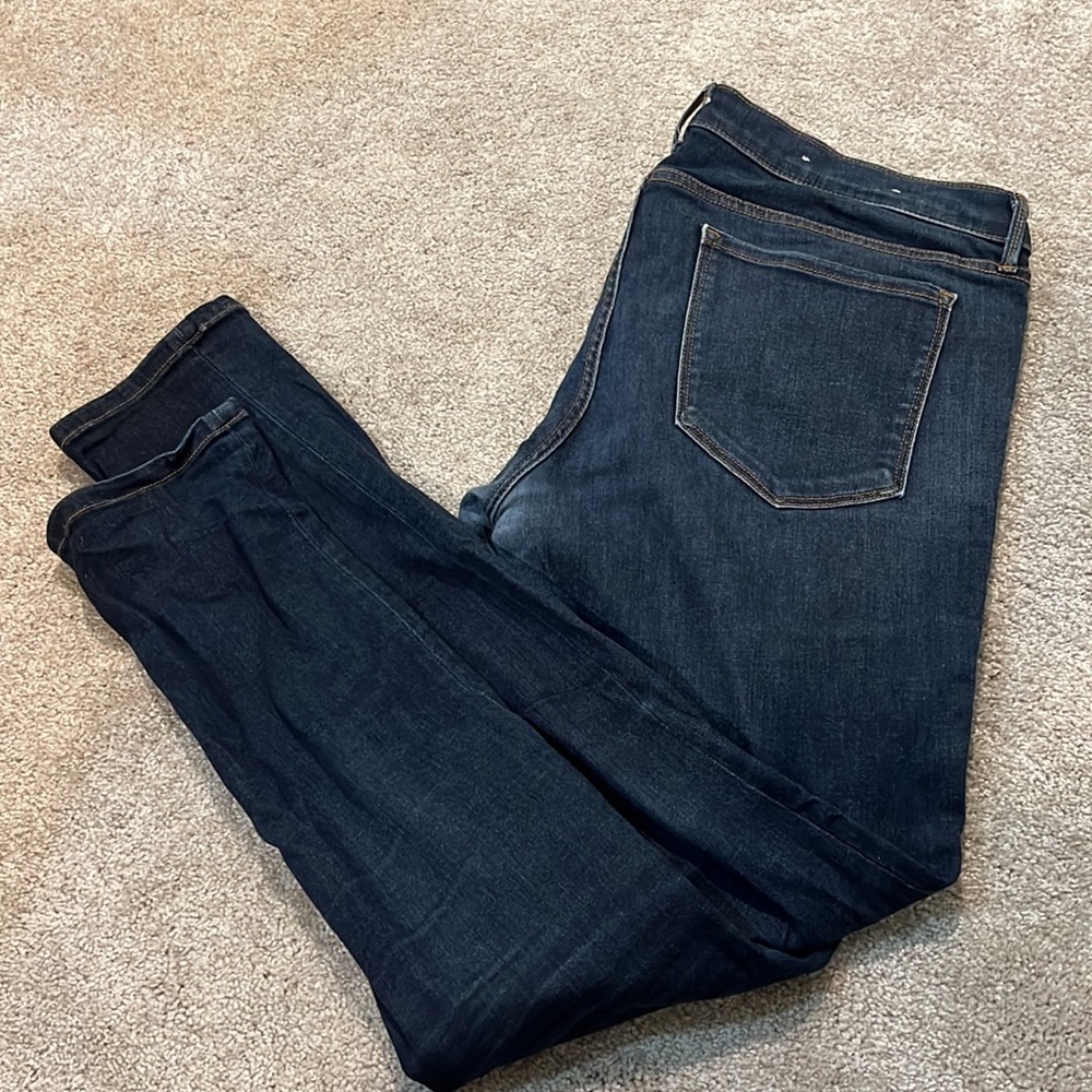 Banana Republic Premium Denim Skinny Jeans Dark Wash